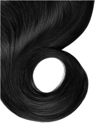 #1 Solid Black - Locket Hair